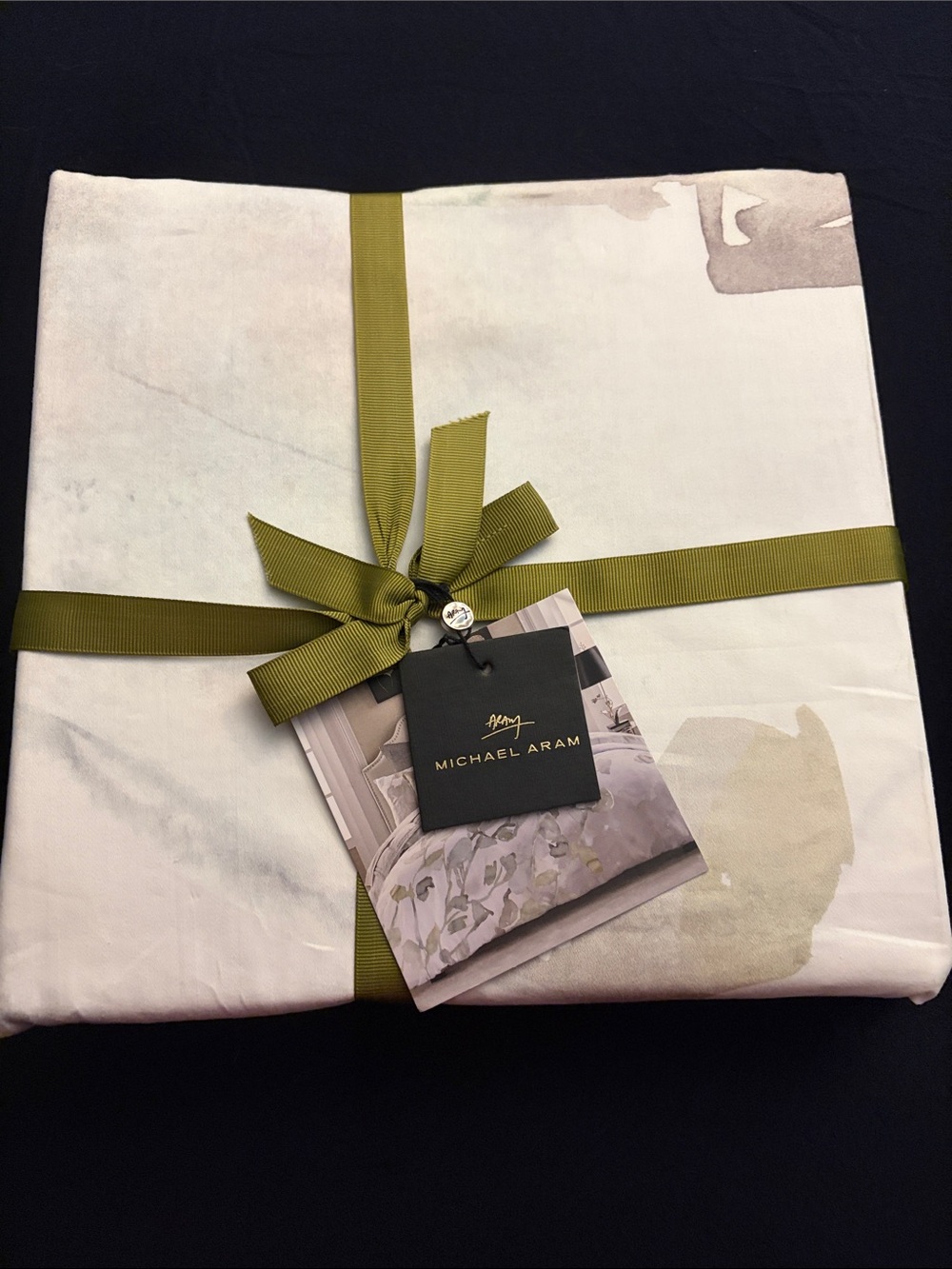 Michael Aram Botanical Leaf Duvet Cover Full/Queen NEW